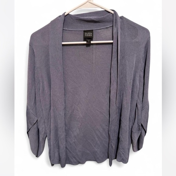 Eileen Fisher Women's blue Grey  Cardigan - Picture 1 of 5